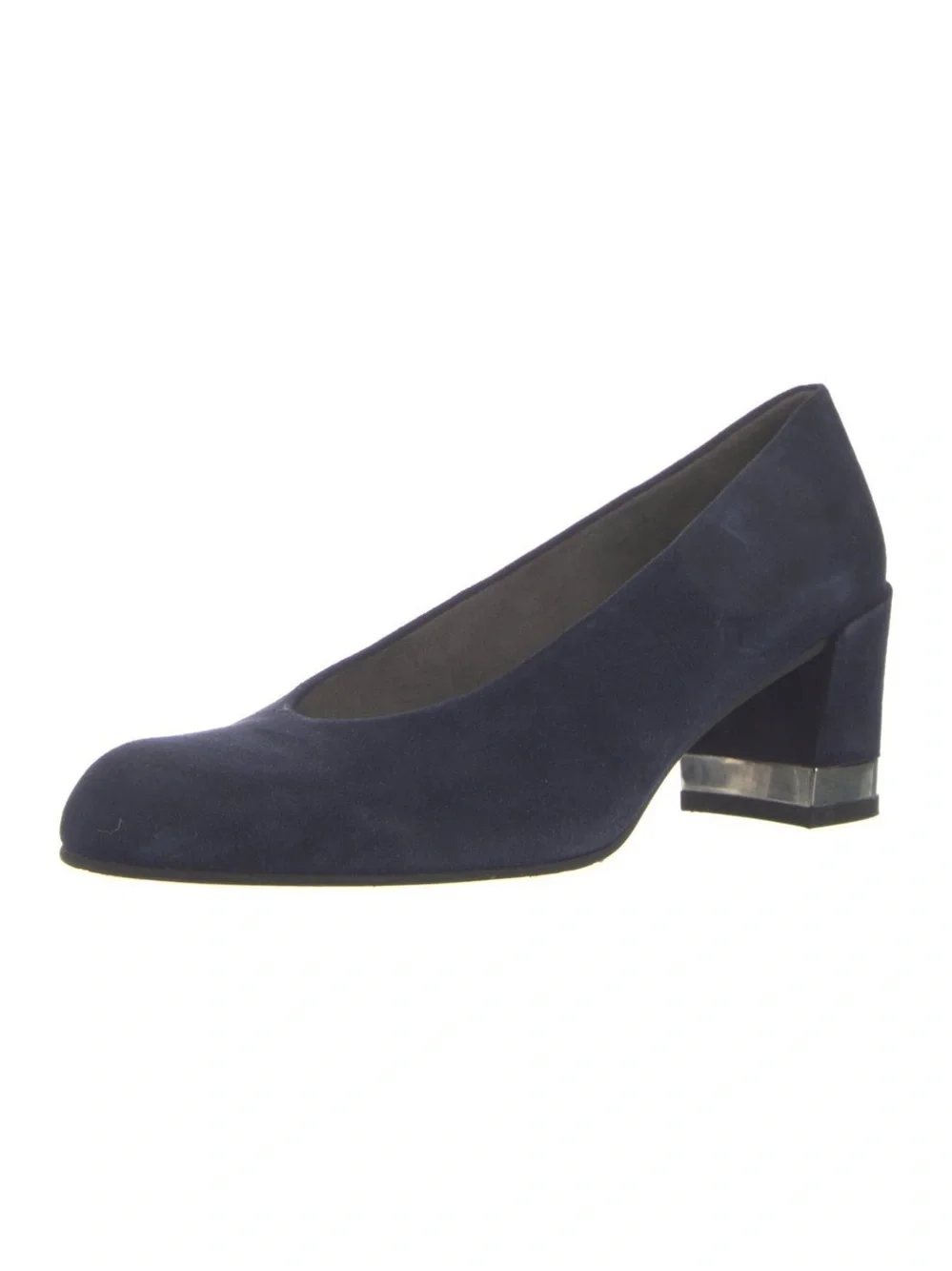 Stuart Weitzman Navy Suede Pump